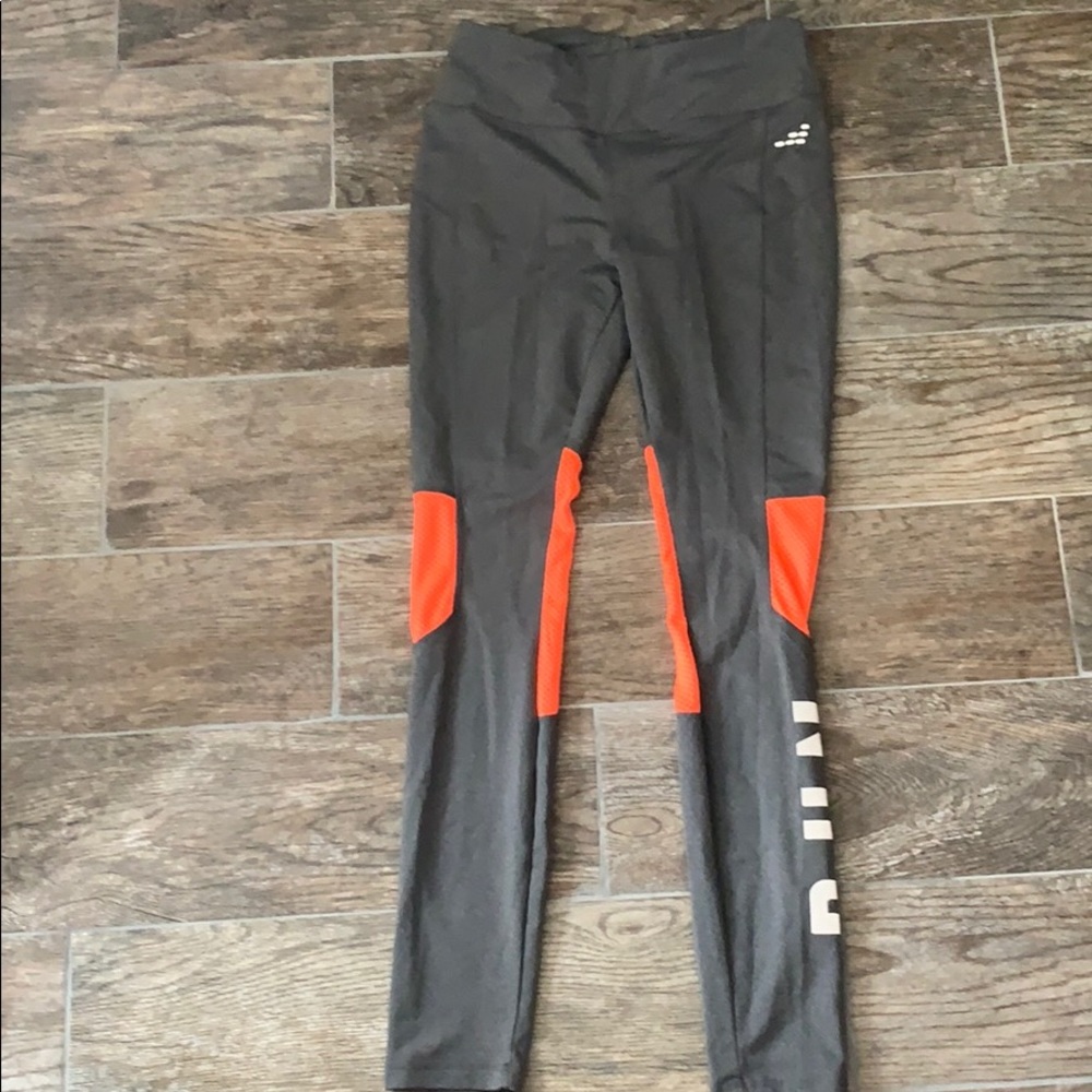Reflective full length running leggings